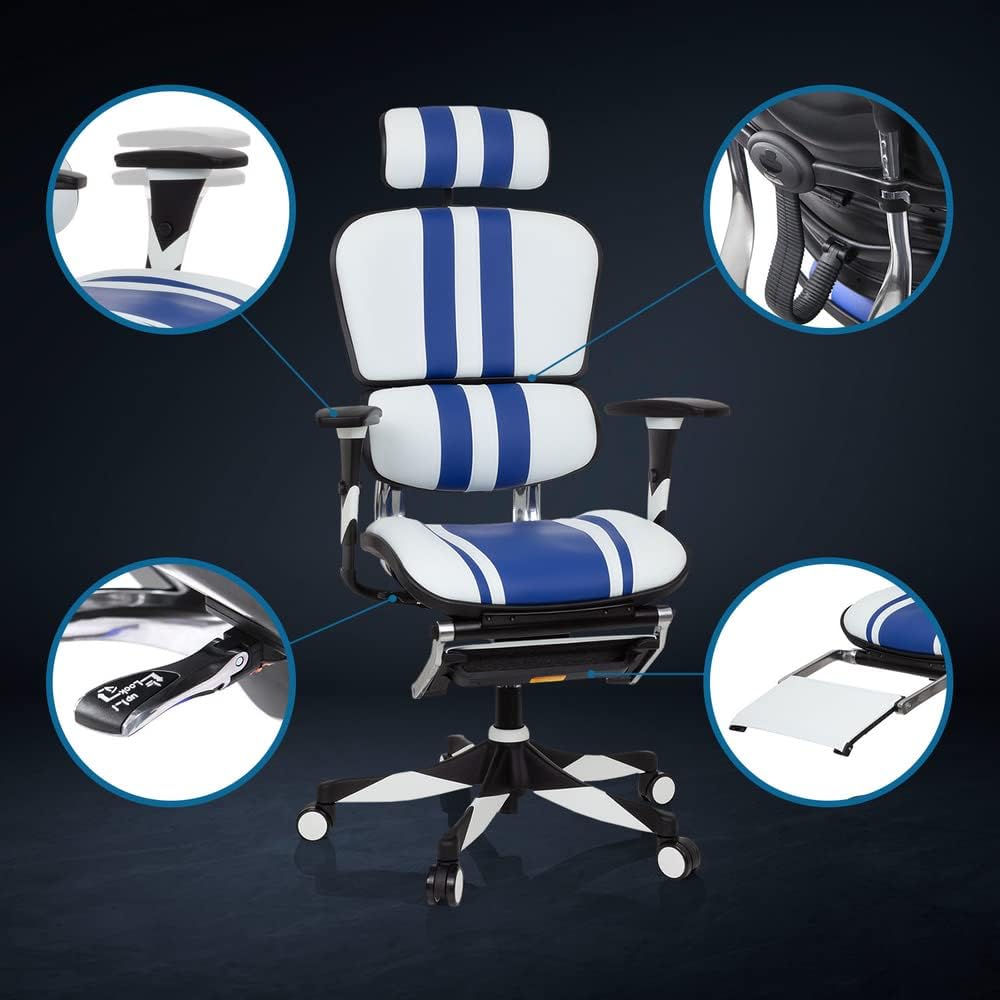 Крісло геймерське ERGOHUMAN ELITE GAMING MARS (M-EHPE-AB-HAL-MLBL) Comfort Seating